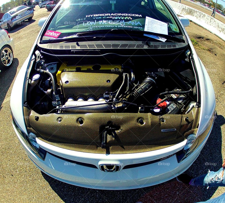 Honda Civic SI Engine Bay