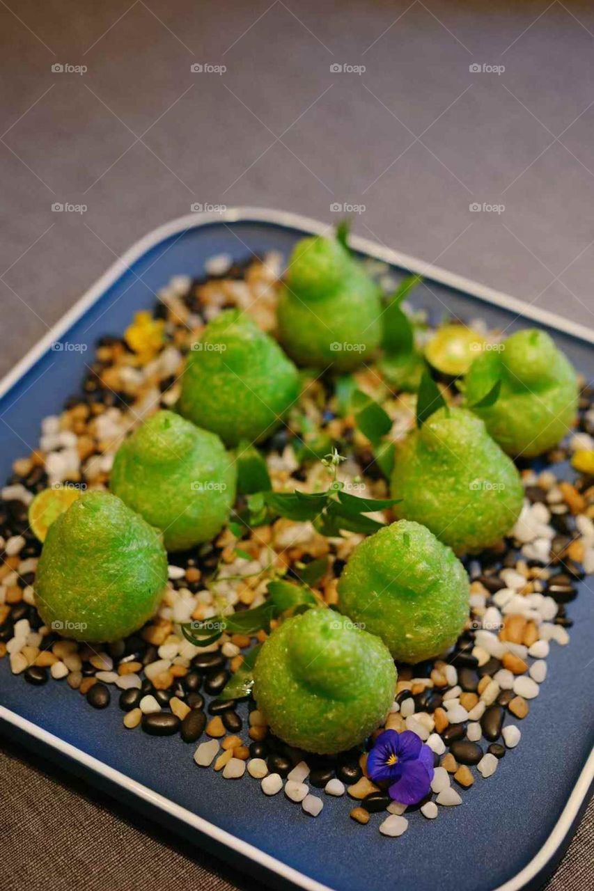 green color yummy food