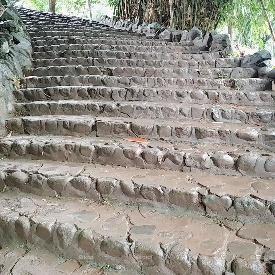 Stone steps
