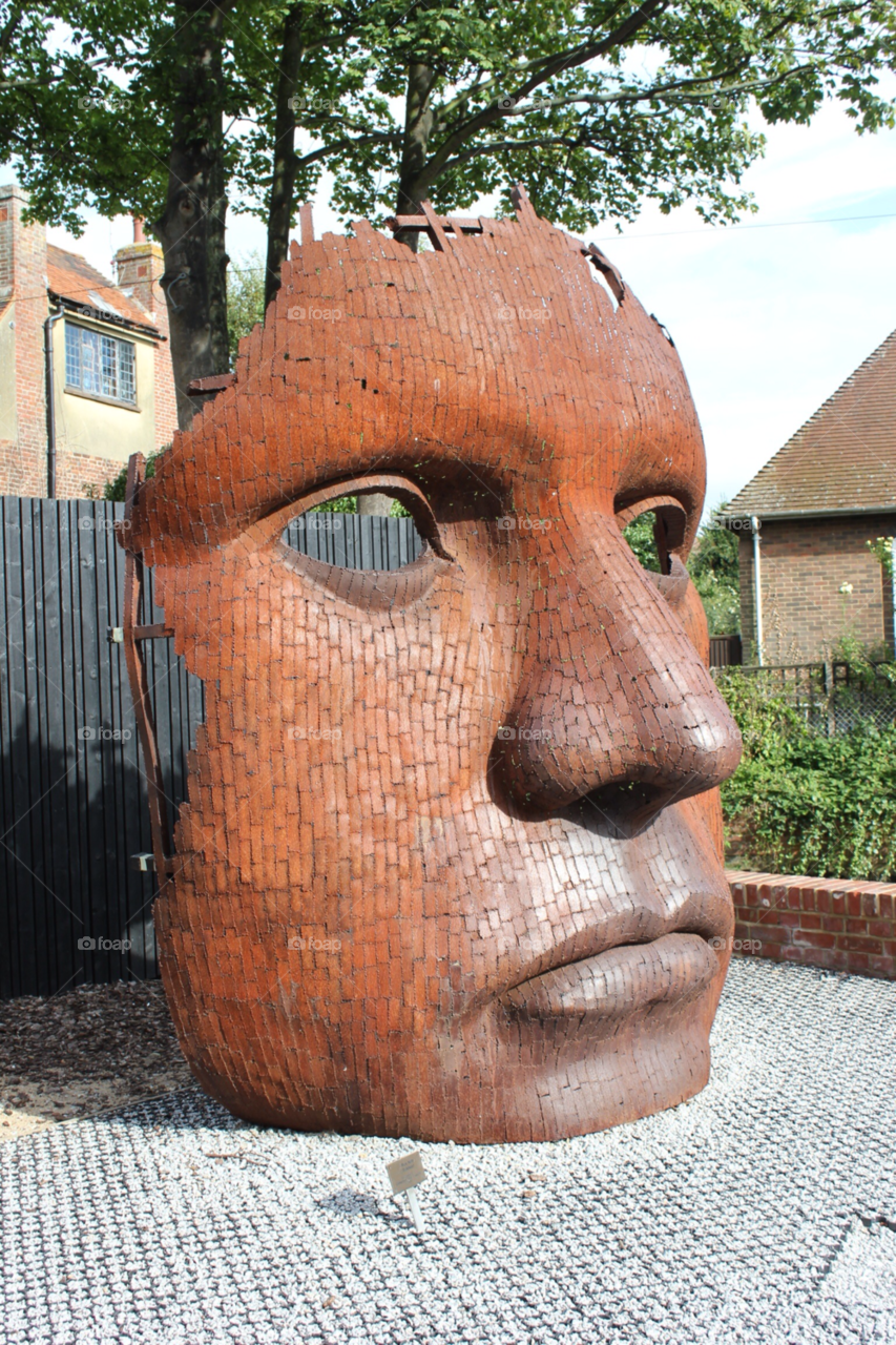 face sculpture canterbury by Iceobird