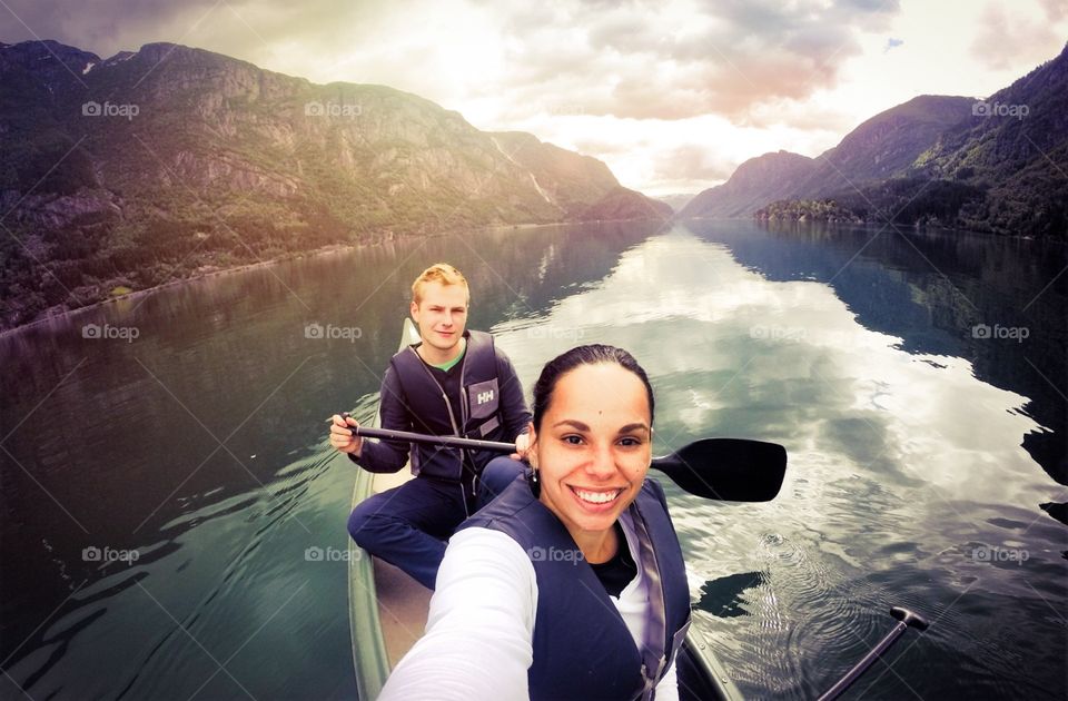 Odda, Norway. Our first afternoon in Odda, enjoying the best of Norway's nature