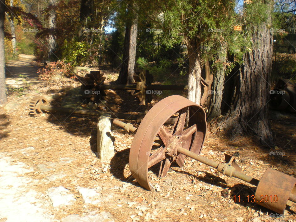 Old farm equipment