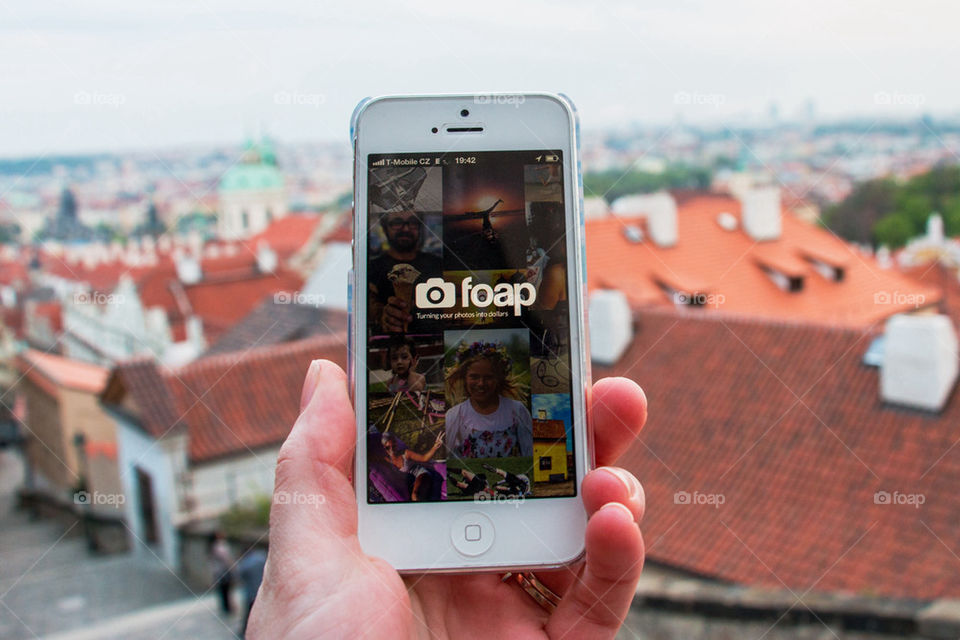 Foap app on phone