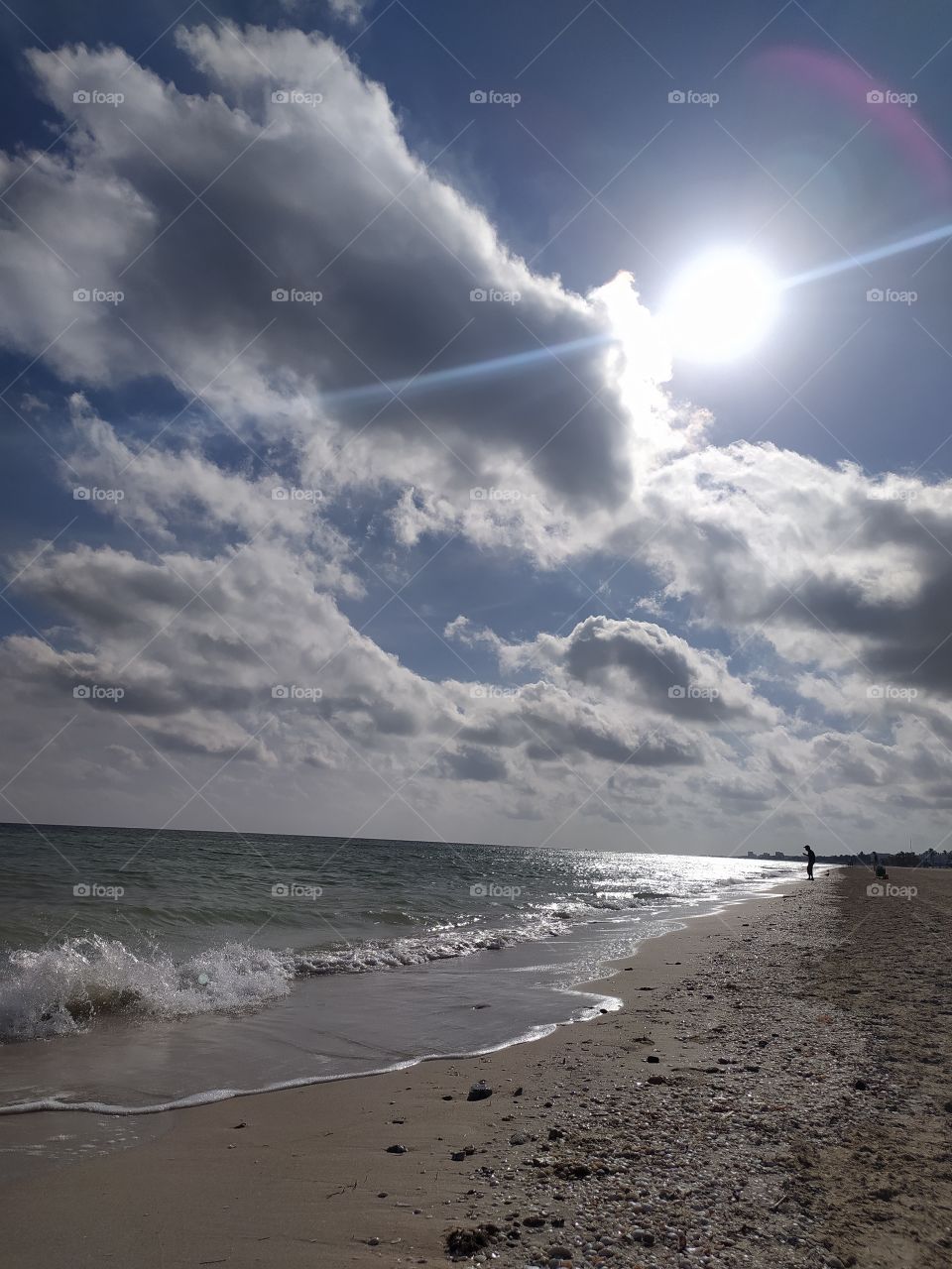 quiet beach