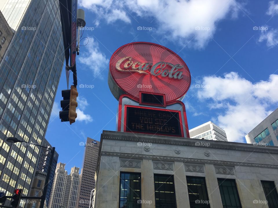 Coca Cola sign 