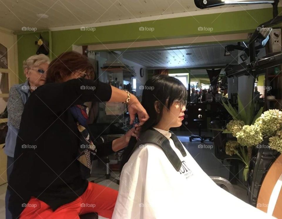 “If you feel that your hair don’t look good; ask for the hairdresser she will make it up for you.”~S.Gibson