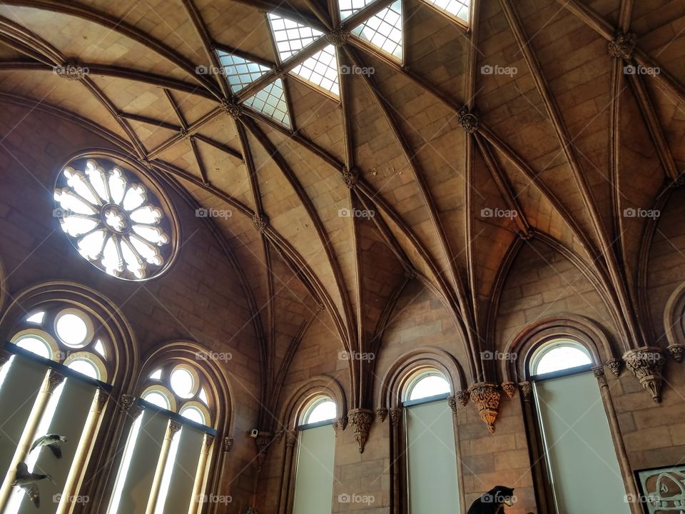 Smithsonian Castle ceiling view