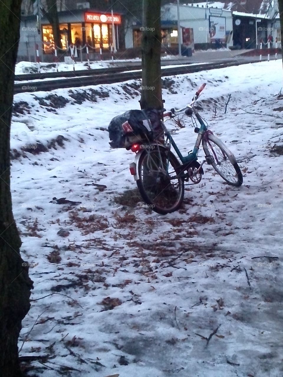 snow biking