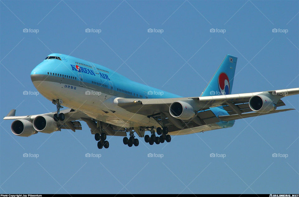 KOREAN AIRLINES B747-400 KA LAX LOS ANGELES, CA