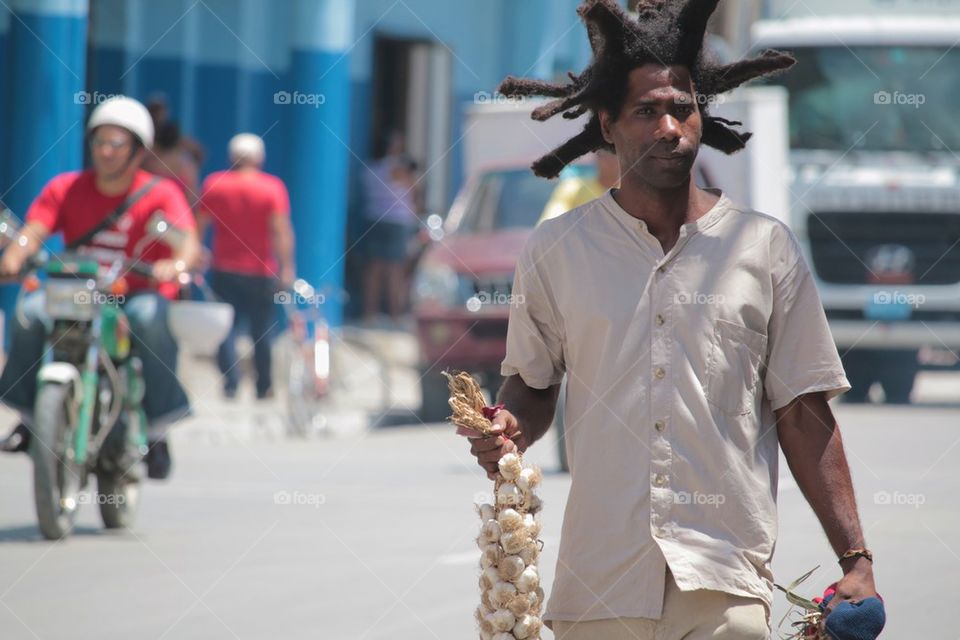 Garlic Street Vendor