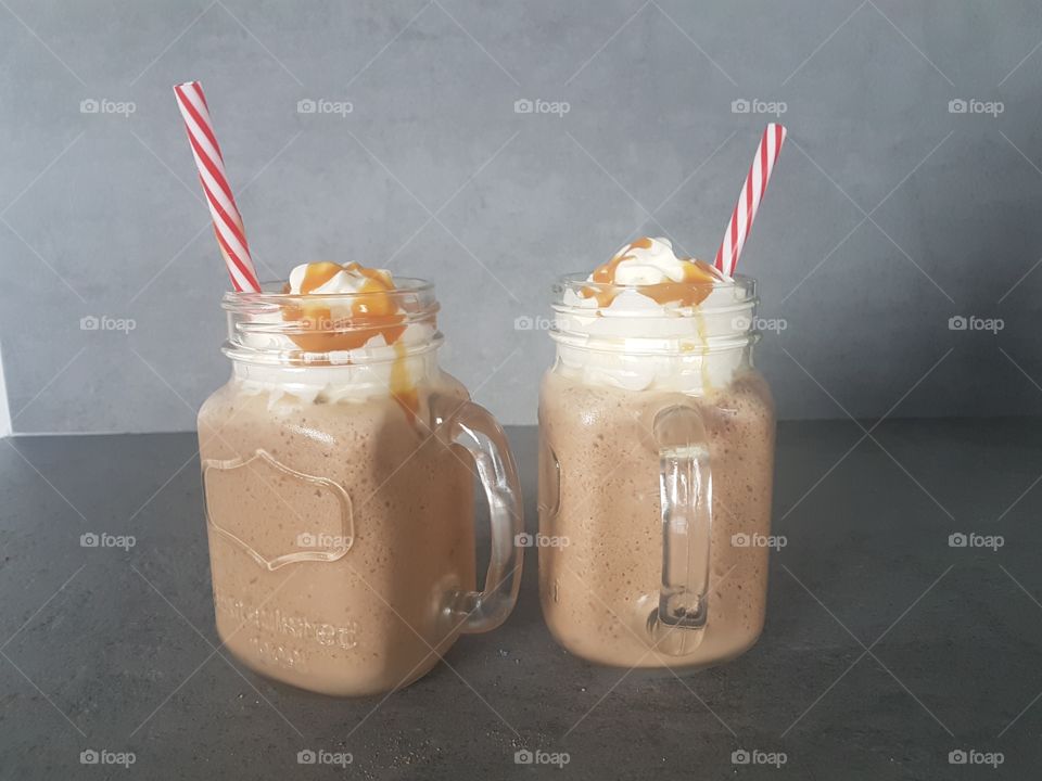 Caramel Frappes