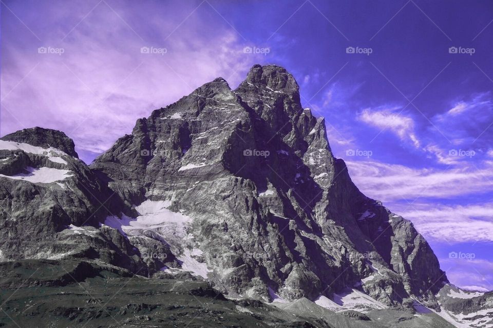 Cervino in Violet