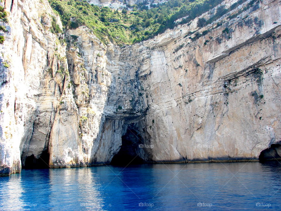 A cave along the coast