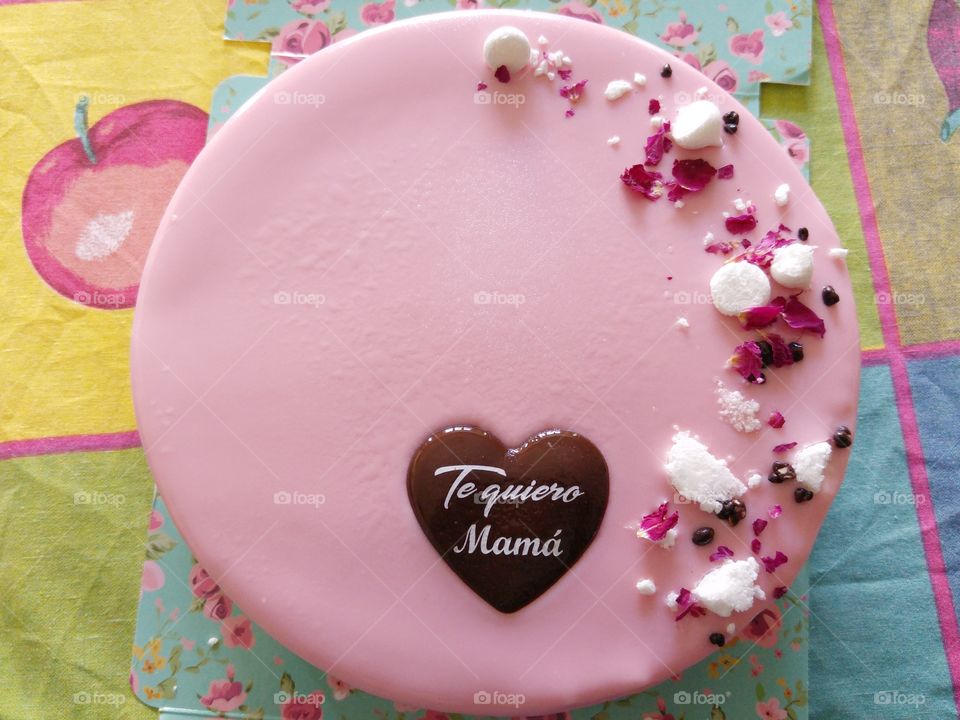 Delicious dessert on mother's day