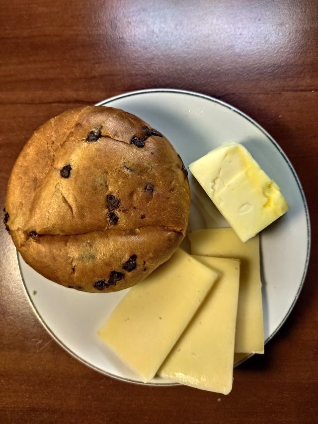french bun. breakfast.