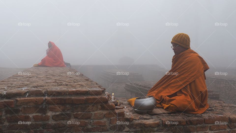 monk in india