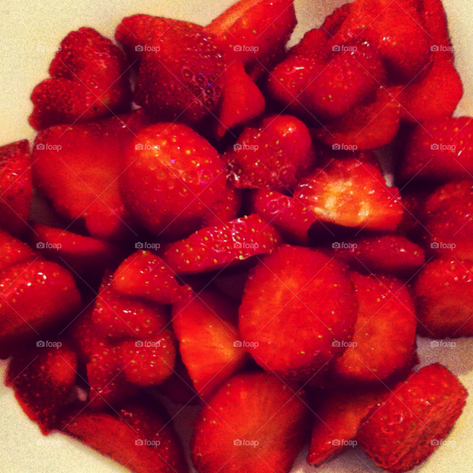 red fruit strawberries by christianam