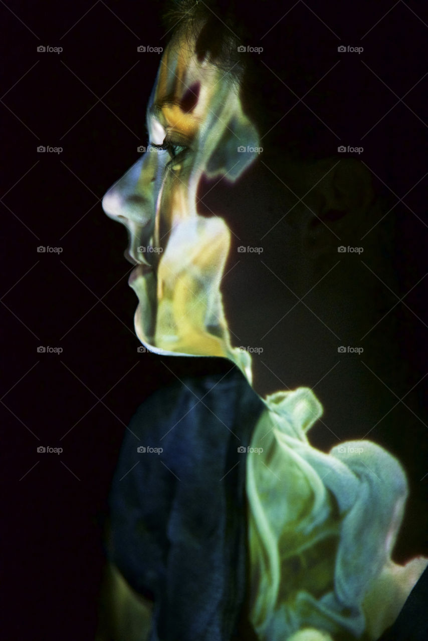 Smoke Screen: projected artificial light