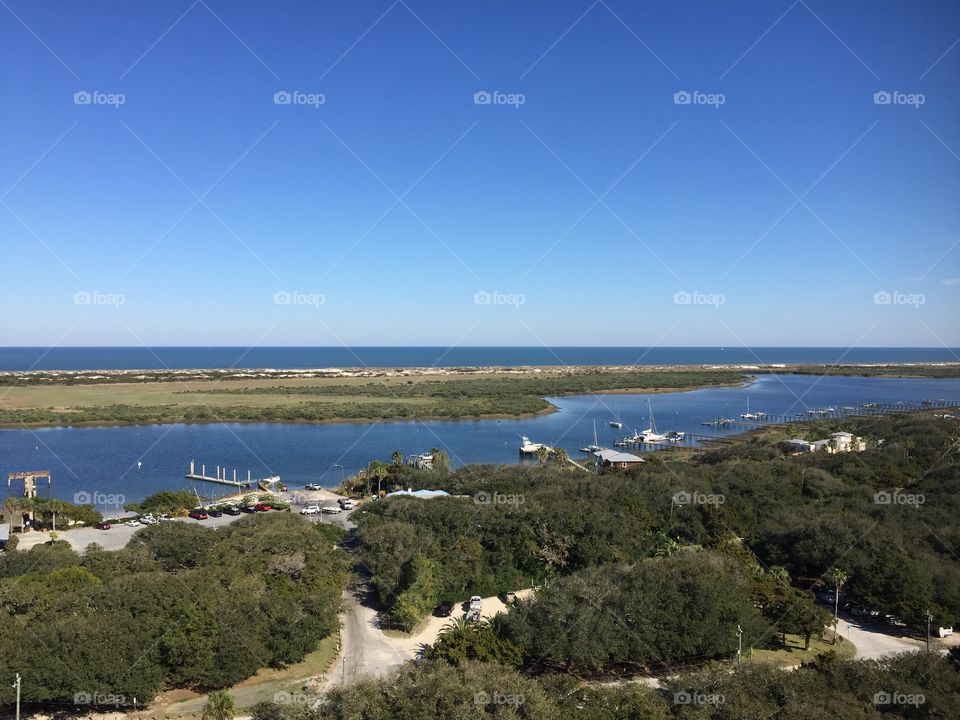 Glorious view from the St Augustine lighthouse