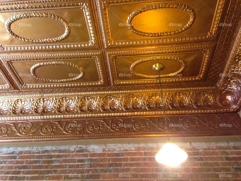 Ceiling of the Arrow Rock, MO. post office.