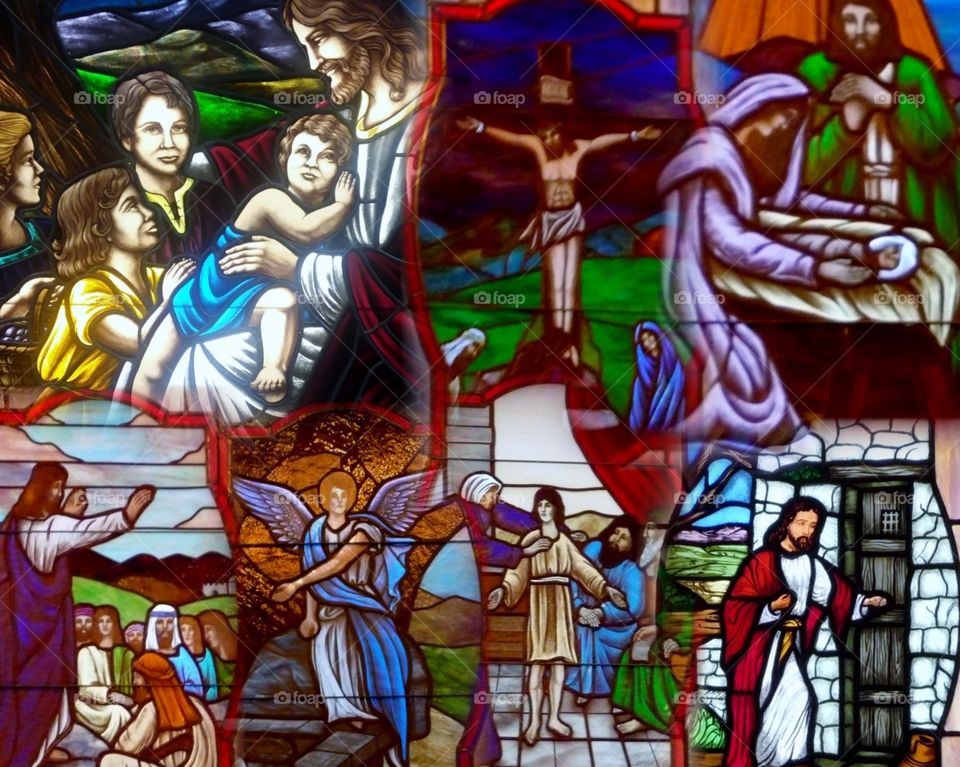 Religious collage