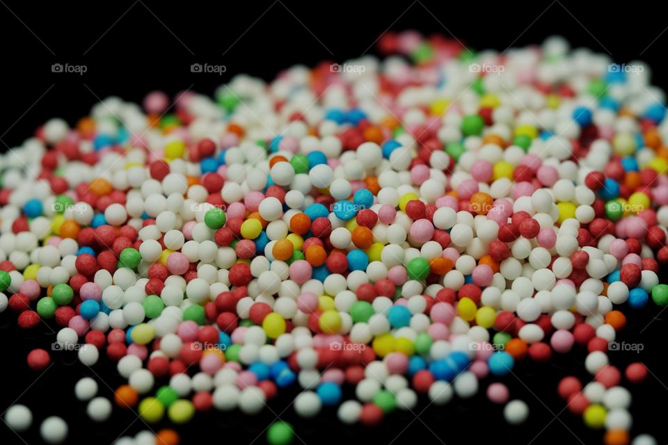 Tiny sugar sprinkles