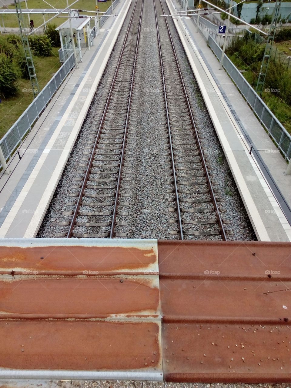 train station in countryside