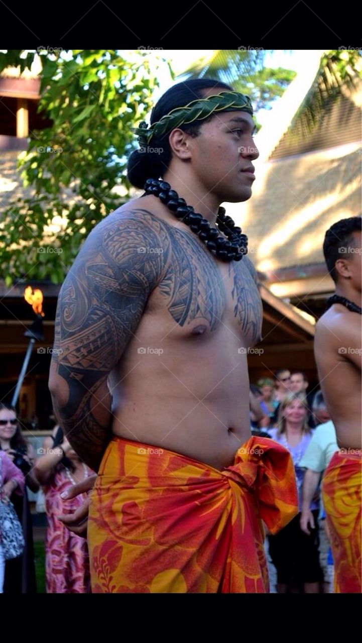 man vacation hawaiian man tattoos by gingersleetsnow