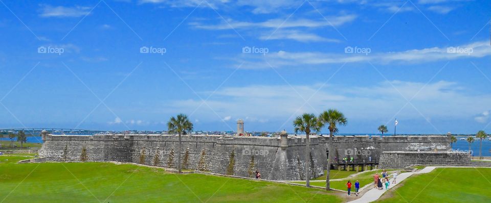 Historical fort in St. Augustine