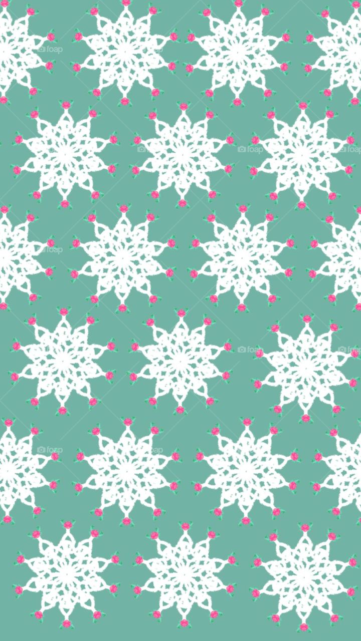 Fabric patterns, graphic patterns, tile patterns, Thai patterns Simple style on a white