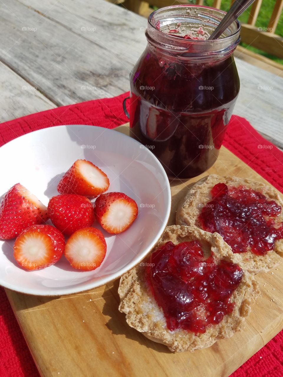 Home made jams and pickles