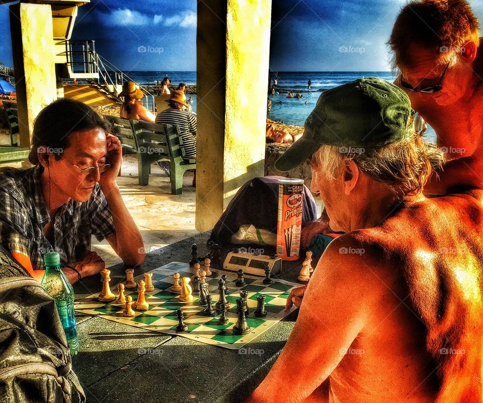 Waikiki chess players