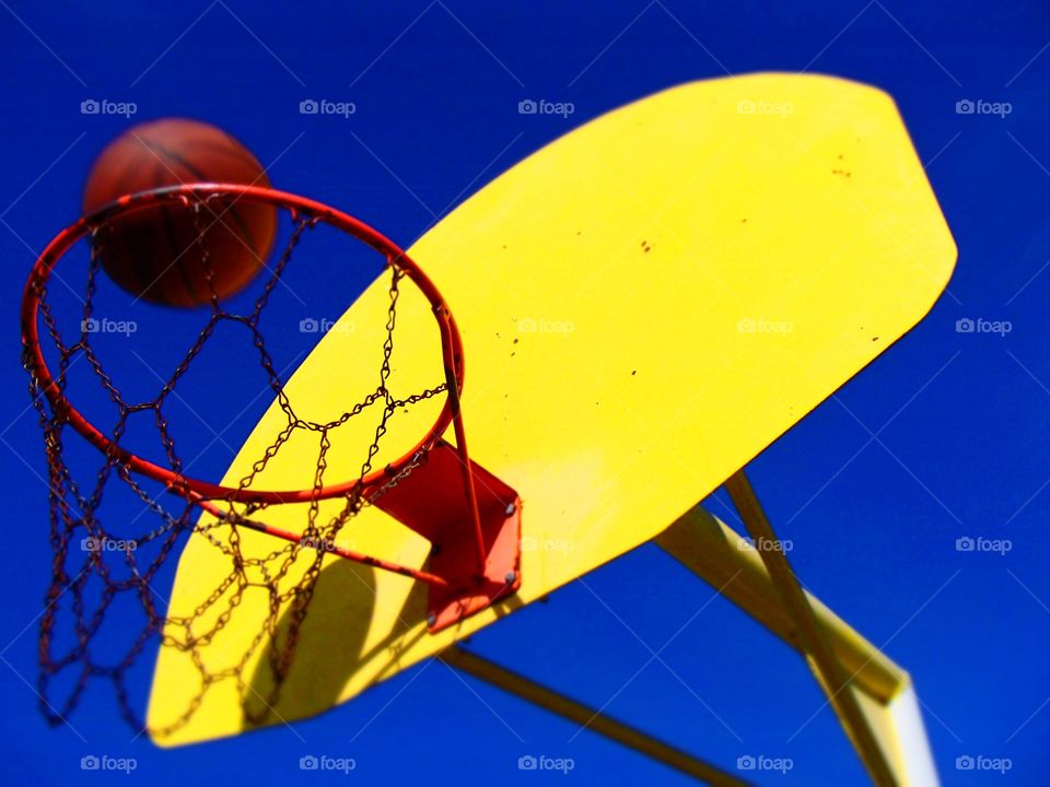 Playground basketball.
