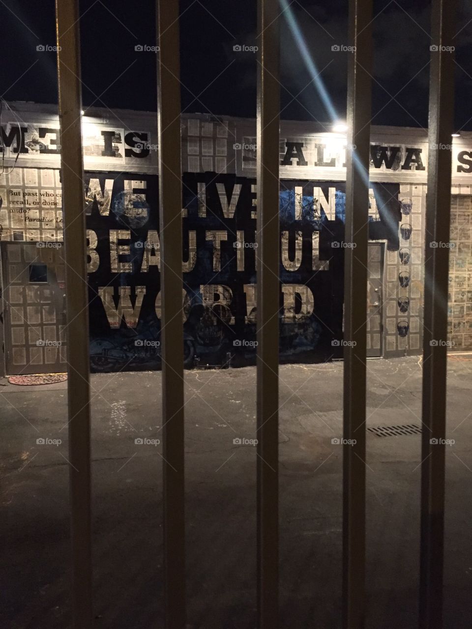 Beauty behind bars