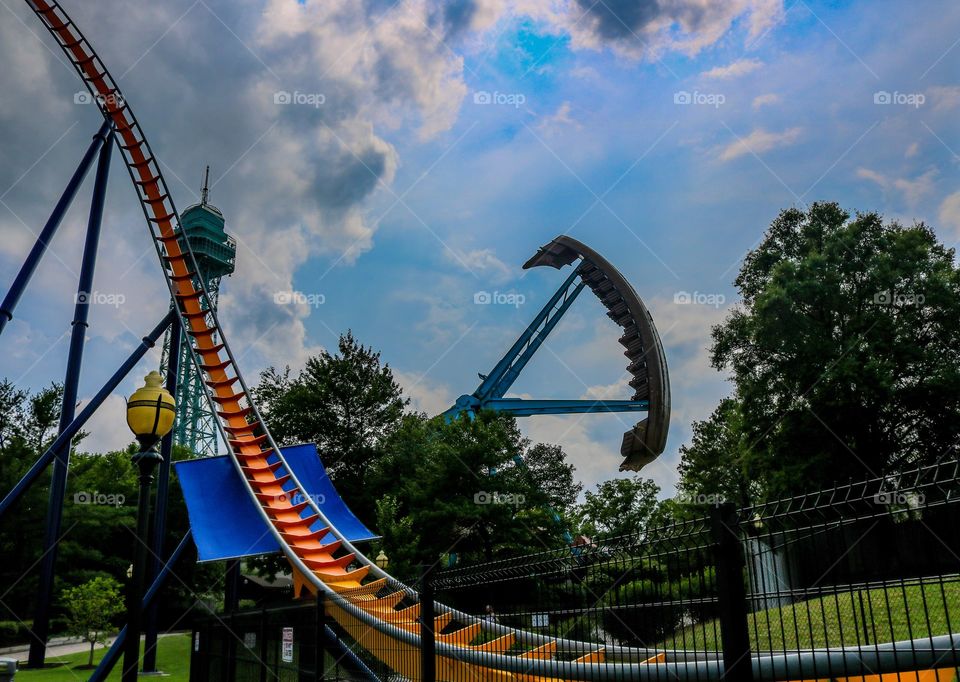 Kings Dominion, a family amusement park outside of Richmond, Virginia USA