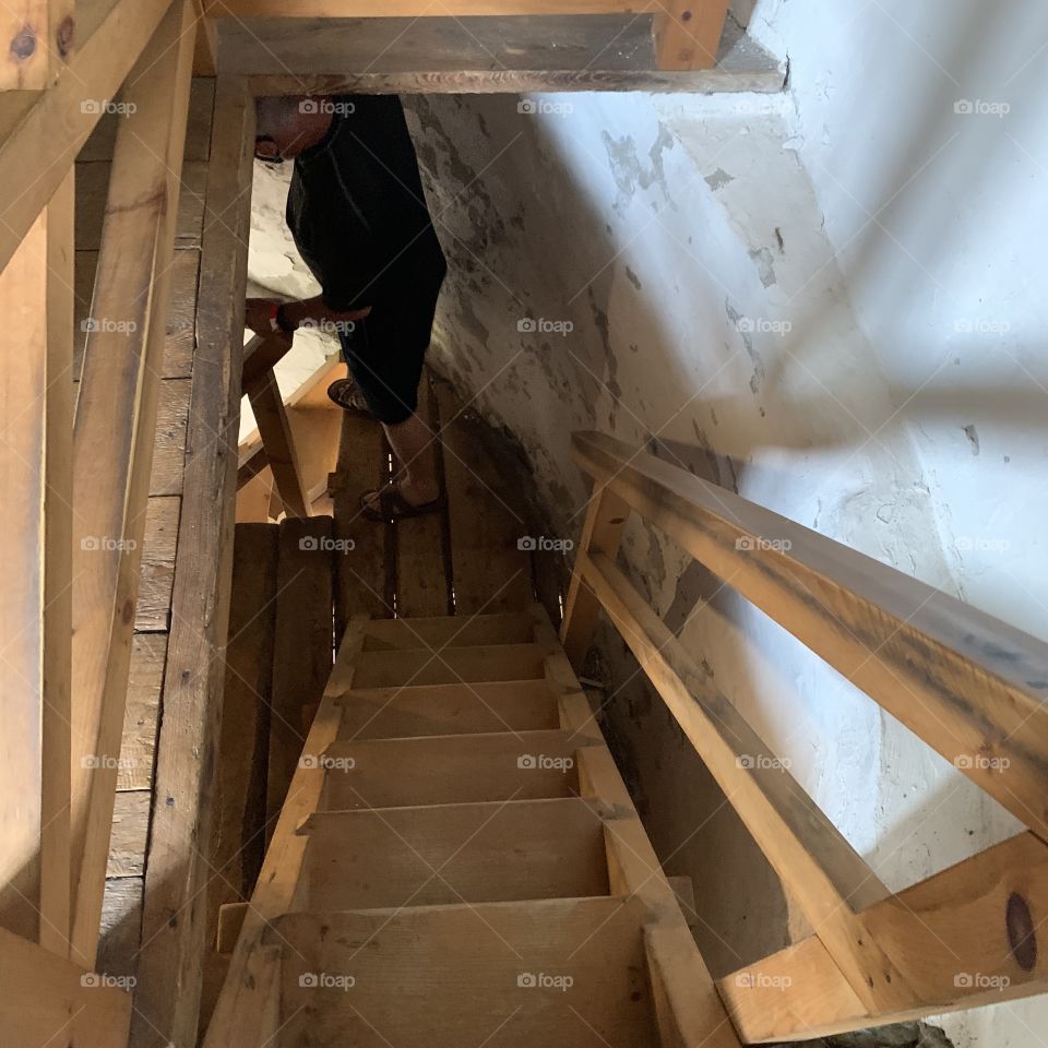 View from the top of the stairs of the Isle-aux-Coudres mill, Quebec, Canada