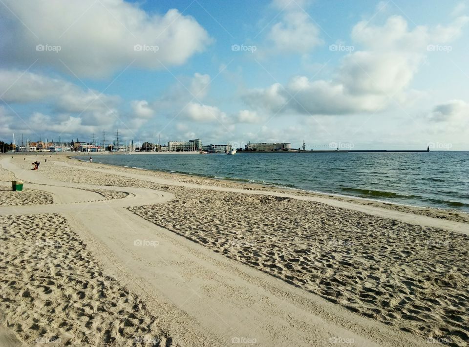 Beach, Sand, Sea, Water, Seashore