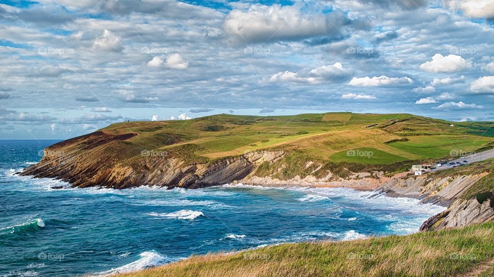 Beach at Cantabria, Spain