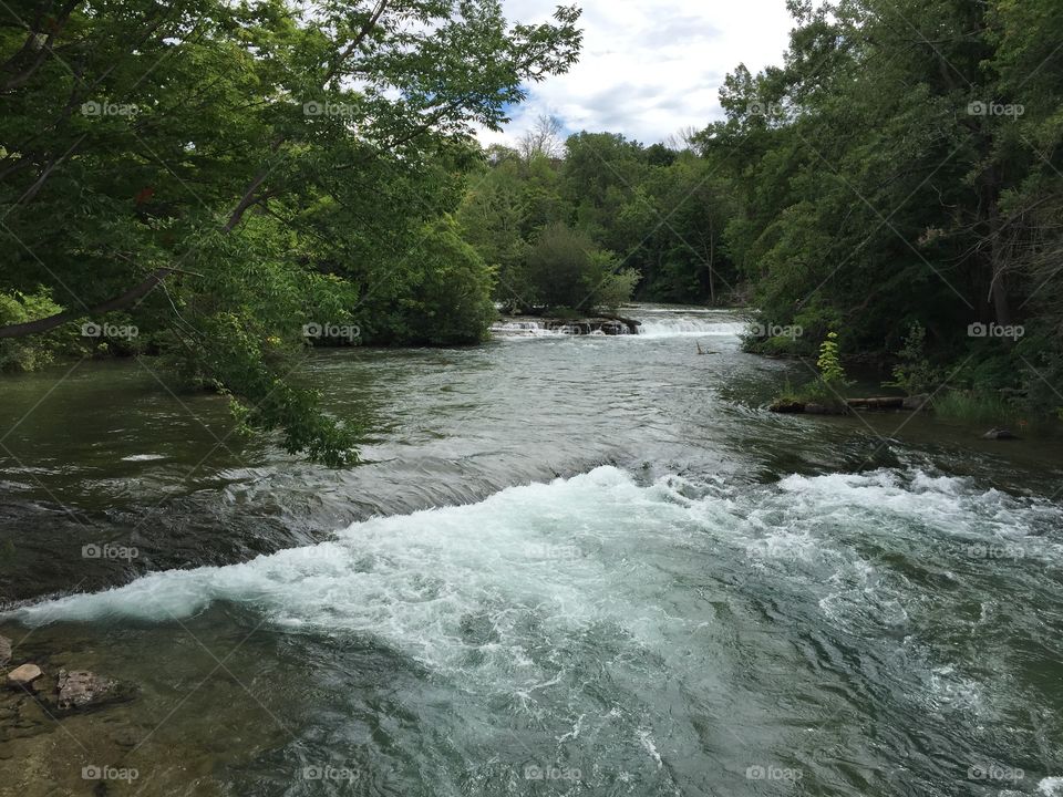 Water in motion: Niagara Falls State Park, Three Sisters 