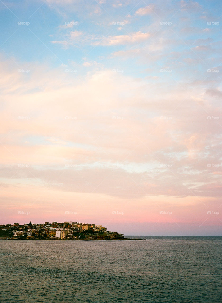 Pink Clouds over Bondi Beach