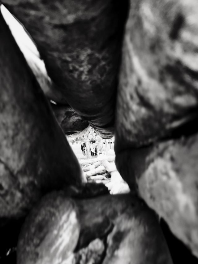Through the hole