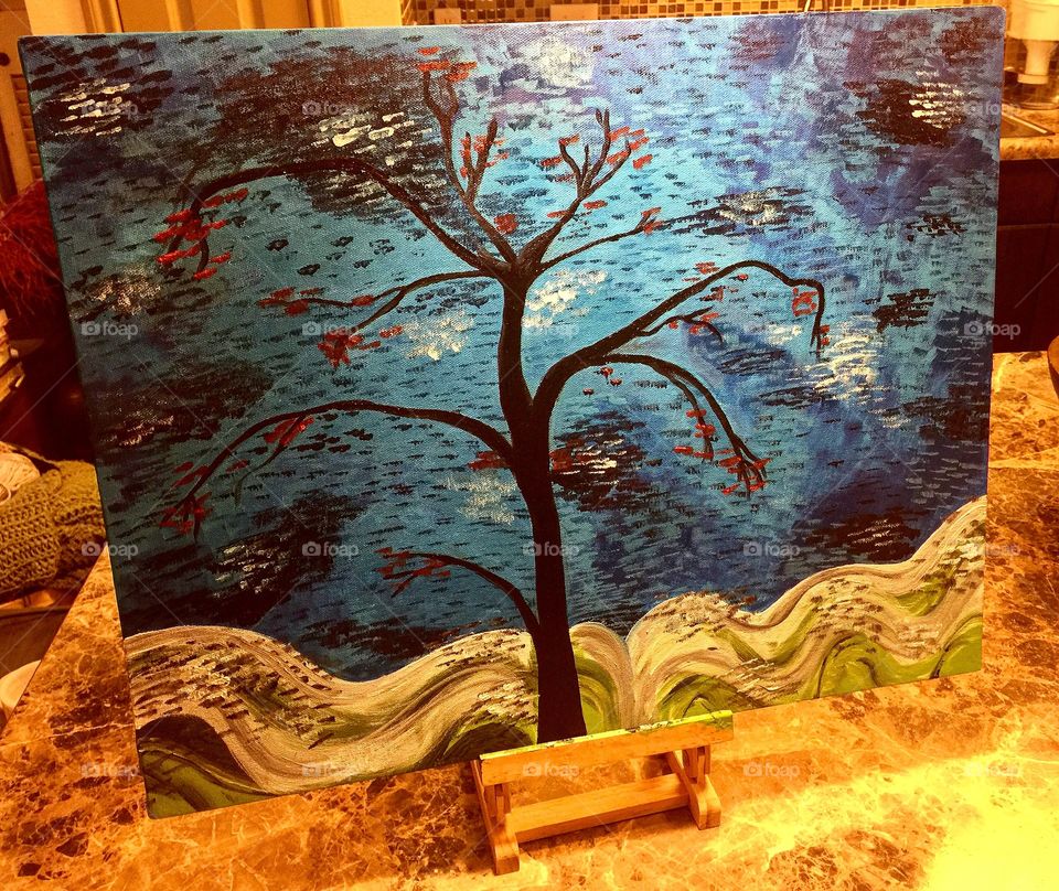 Painting of a tree