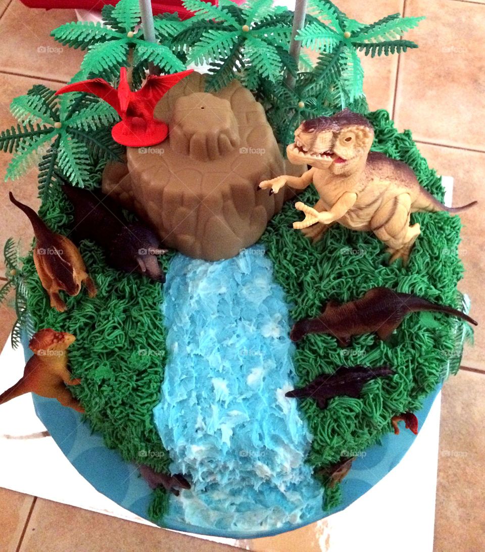 Jurassic world birthday cake  