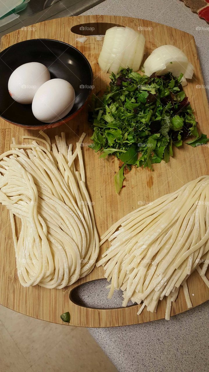 making udon