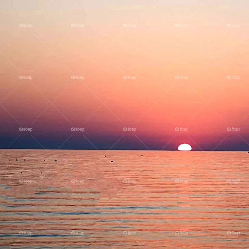 Tangerine sunset