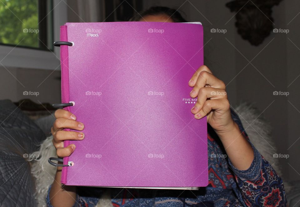 Five star flex binder being held