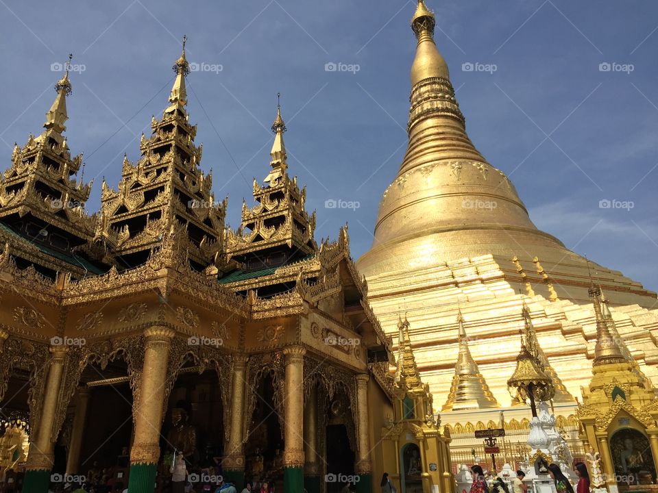 Majestic Sule Pagoda, Myanmar