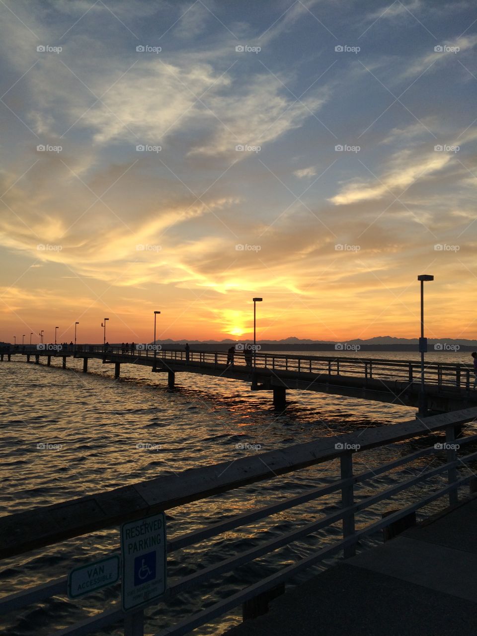 Bridge and Sunset. Took it at a park in an evening when the sky was very golden.