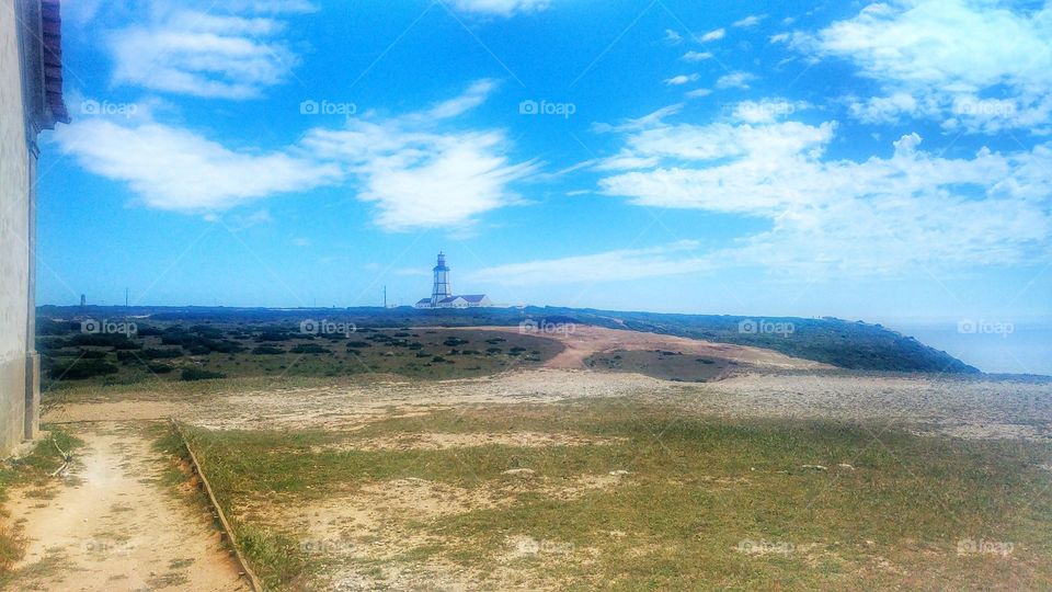 Countryside lighthouse