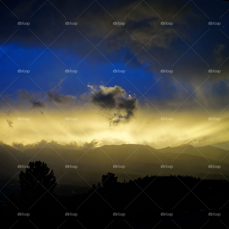 Sunset in Breckenridge